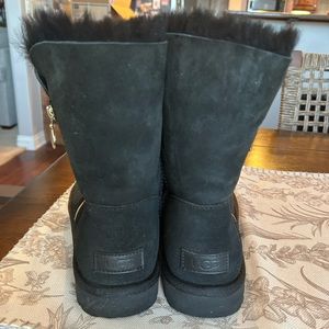 Women’s black UGG boot